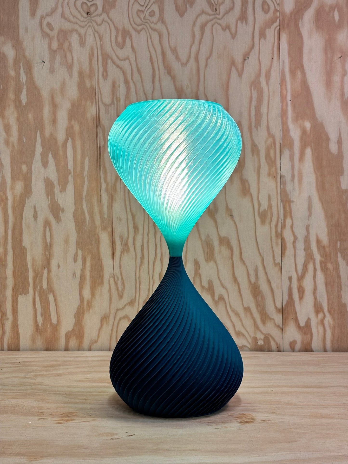 S.01 _ Dark green & Pear Translucent