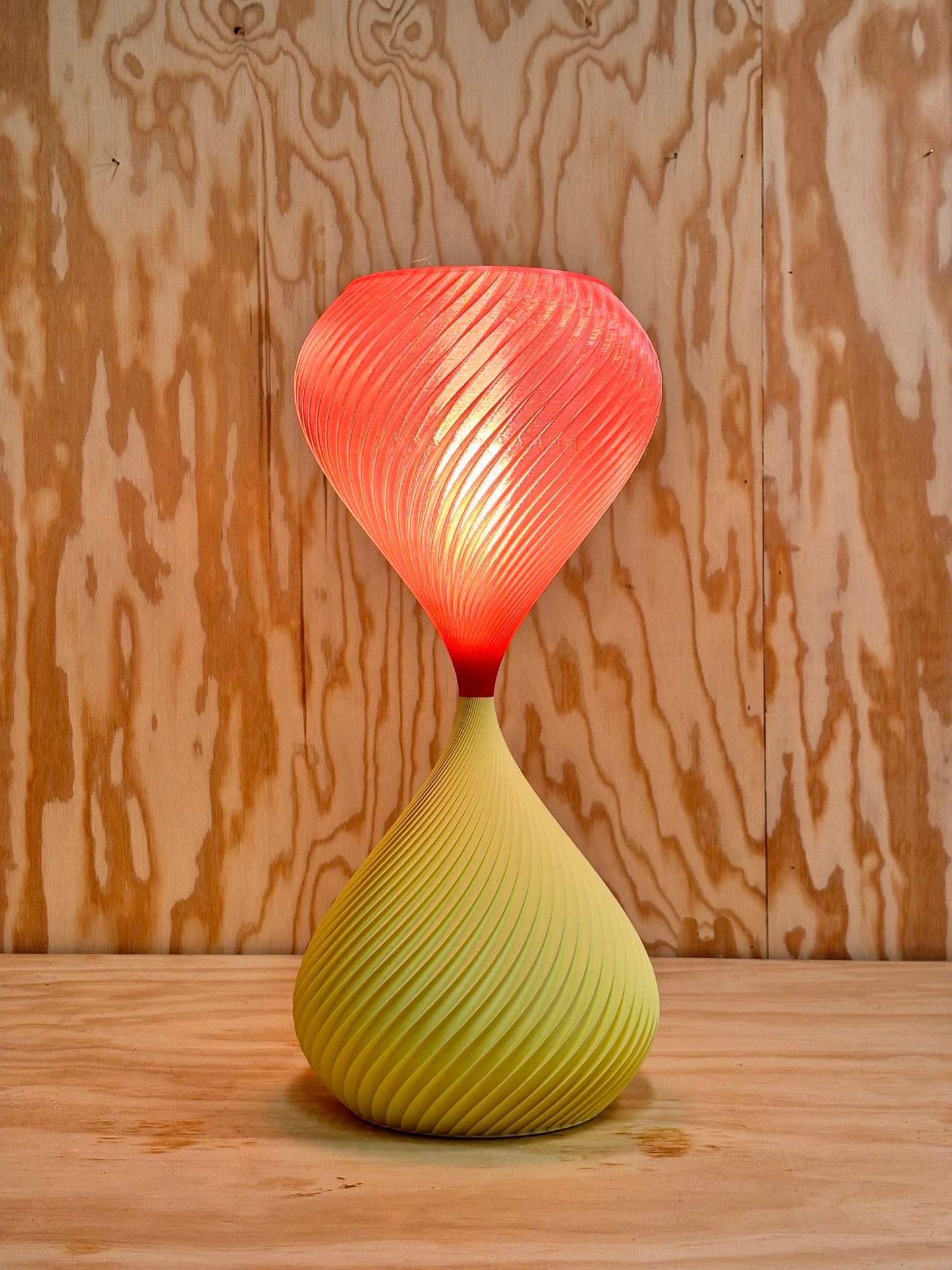 S.01 _ Light yellow & Peach Translucent