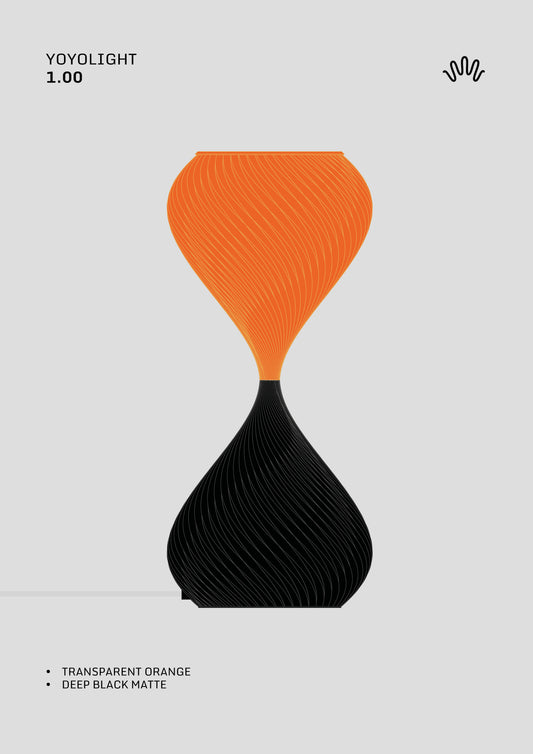 S.01 _  Black & Orange translucide