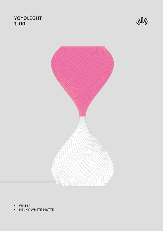 S.01 _ White &  Rose Translucent