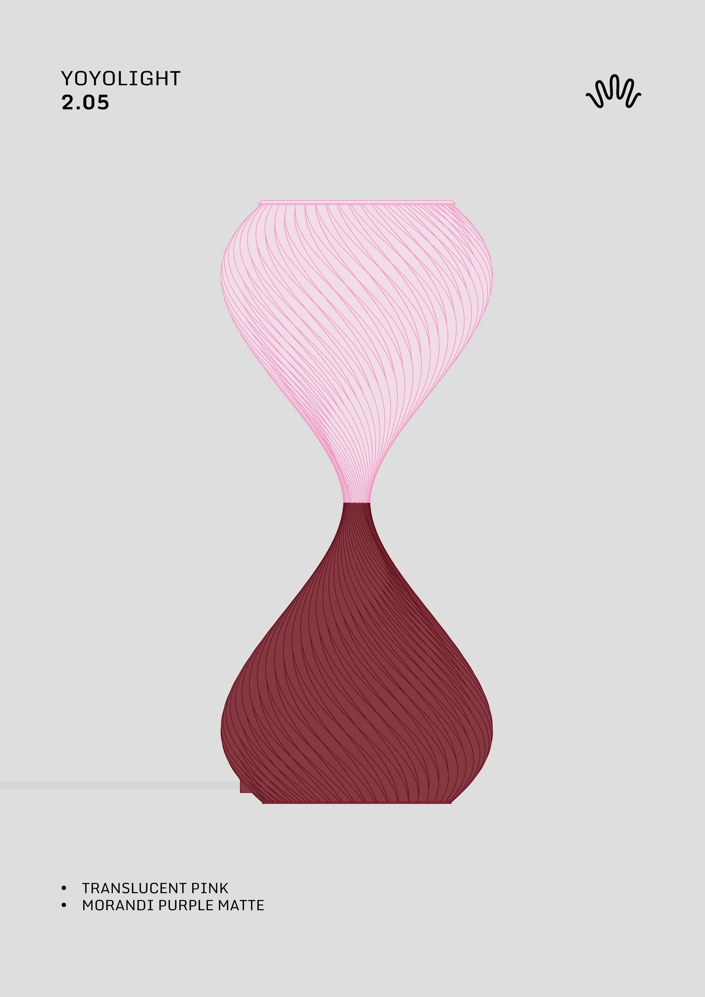 S2_05  Translucent Pink & Morandi Purple