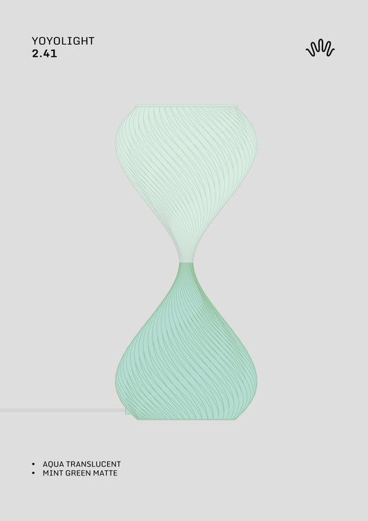 S2_41 Aqua Translucent & Mint Green