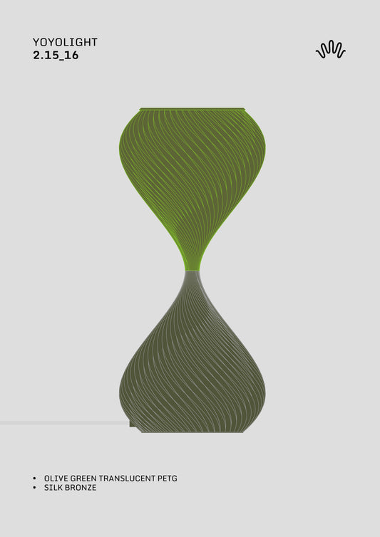 S2_15,16   Translucent Olive PETG & Bronze