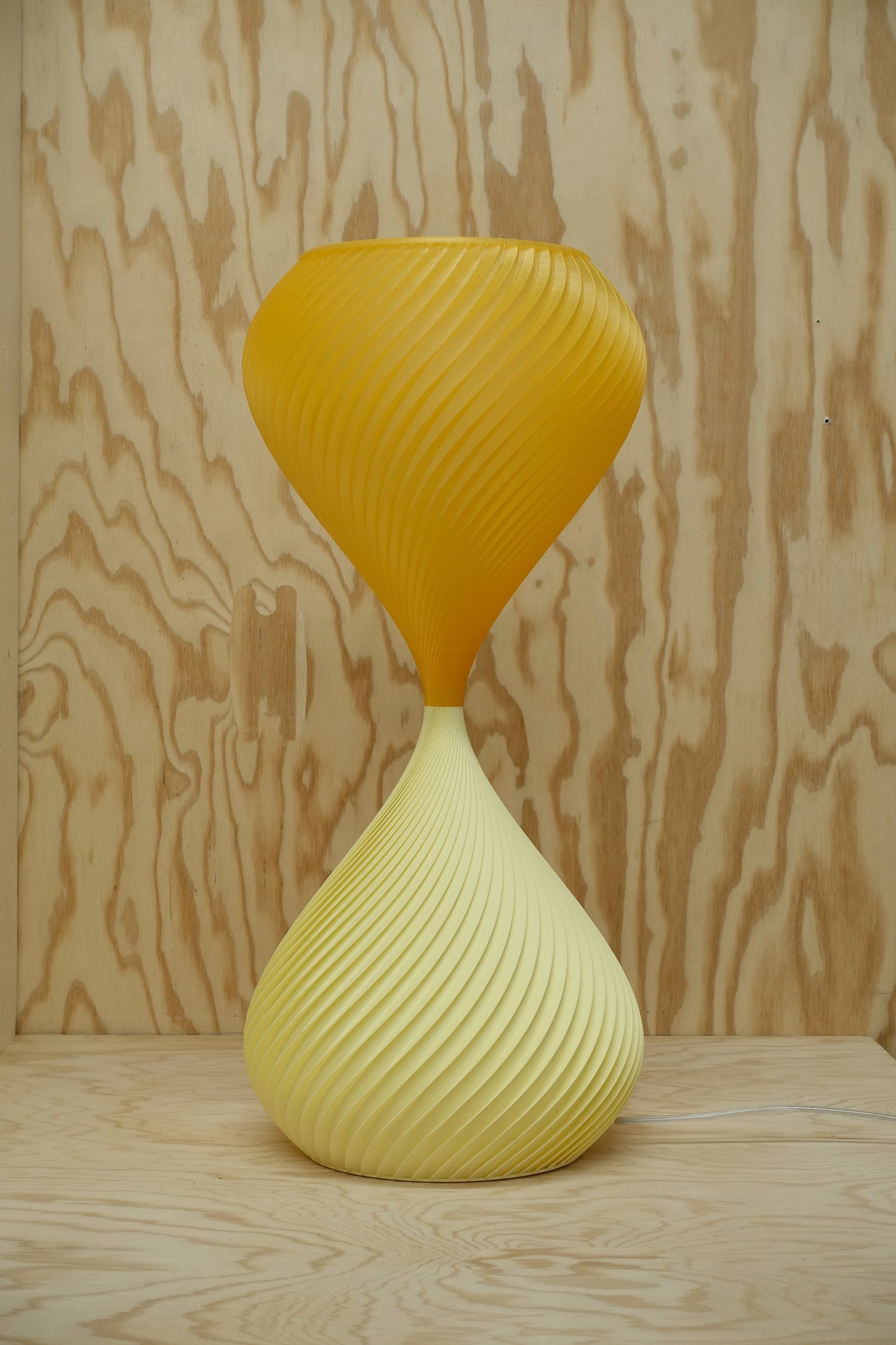 S2_35 Light Yellow & tangerine Orange