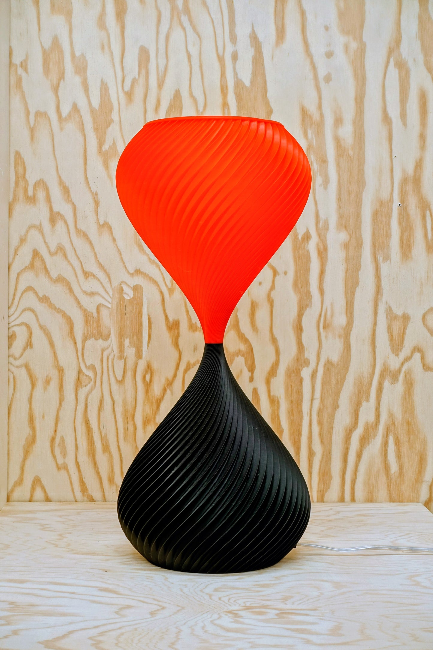 S2_45 Red Transparent & Black