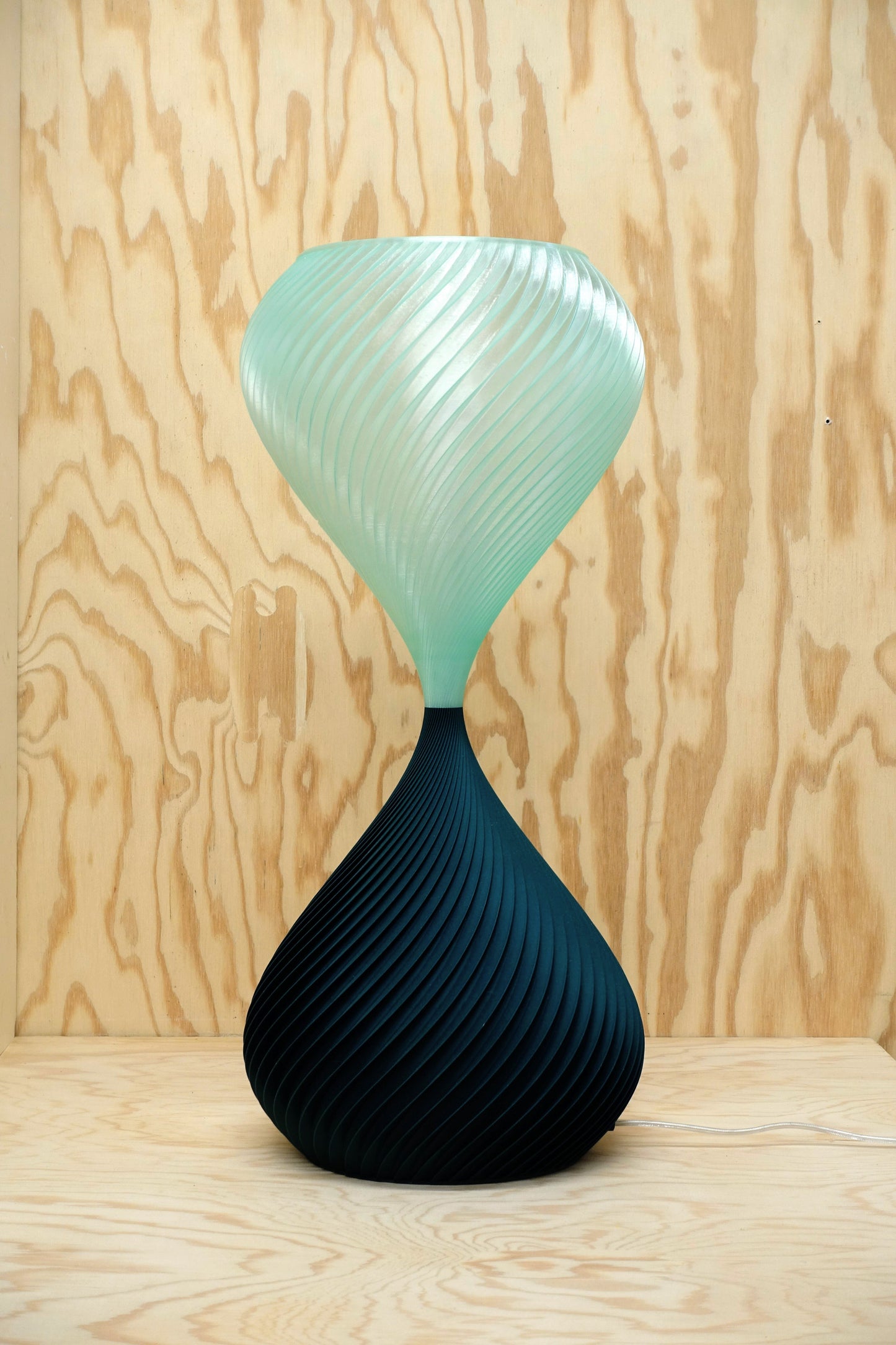 S2_39 Aqua Transparent & Morandi Green