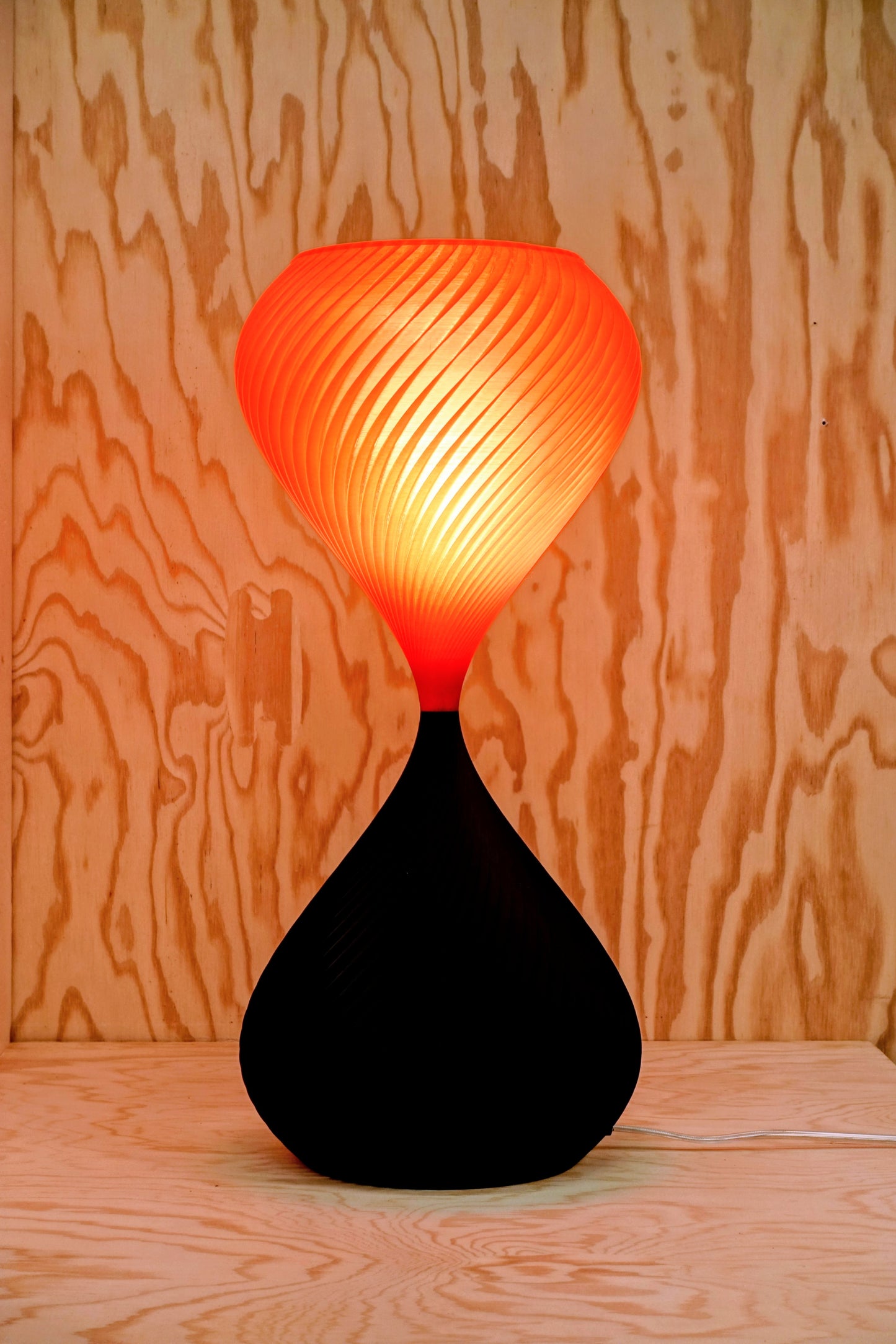 S2_45 Red Transparent & Black